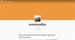 Desktop Screenshot of montrealfpc.tumblr.com