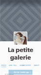 Mobile Screenshot of lapetitegalerie.tumblr.com