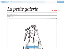 Tablet Screenshot of lapetitegalerie.tumblr.com