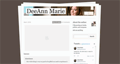 Desktop Screenshot of deeannmarie.tumblr.com