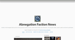 Desktop Screenshot of abnegationfactionnews.tumblr.com