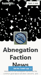 Mobile Screenshot of abnegationfactionnews.tumblr.com