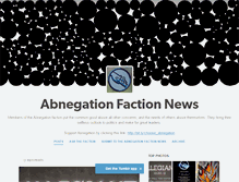 Tablet Screenshot of abnegationfactionnews.tumblr.com