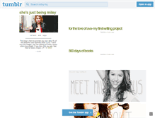 Tablet Screenshot of miley-hq.tumblr.com