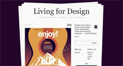 Desktop Screenshot of living4design.tumblr.com