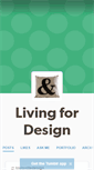 Mobile Screenshot of living4design.tumblr.com