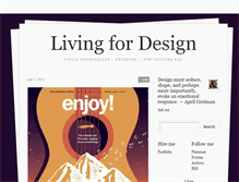 Tablet Screenshot of living4design.tumblr.com