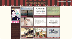 Desktop Screenshot of forbiddenluxury.tumblr.com
