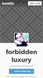 Mobile Screenshot of forbiddenluxury.tumblr.com