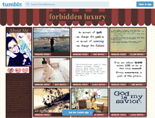 Tablet Screenshot of forbiddenluxury.tumblr.com