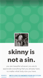 Mobile Screenshot of howtobeaskinnybitch.tumblr.com