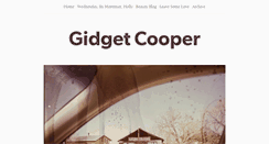 Desktop Screenshot of gidgetcooper.tumblr.com