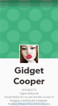 Mobile Screenshot of gidgetcooper.tumblr.com