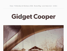 Tablet Screenshot of gidgetcooper.tumblr.com