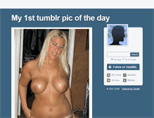 Tablet Screenshot of firstpicoftheday.tumblr.com