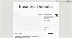 Desktop Screenshot of businessoutsider.tumblr.com