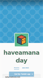 Mobile Screenshot of haveamanaday.tumblr.com