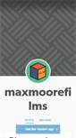 Mobile Screenshot of maxmoorefilms.tumblr.com