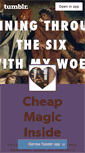 Mobile Screenshot of cheapmagicinside.tumblr.com
