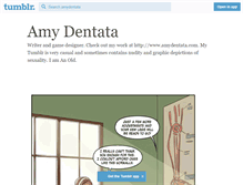 Tablet Screenshot of amydentata.tumblr.com