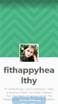 Mobile Screenshot of fithappyhealthy.tumblr.com