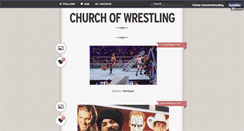 Desktop Screenshot of churchofwrestling.tumblr.com