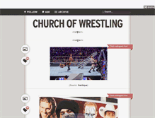 Tablet Screenshot of churchofwrestling.tumblr.com