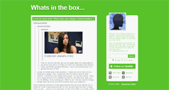 Desktop Screenshot of iminthebox.tumblr.com