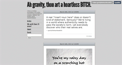 Desktop Screenshot of gravitytheheartlessbitch.tumblr.com