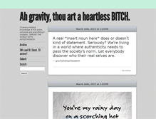 Tablet Screenshot of gravitytheheartlessbitch.tumblr.com