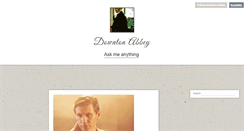 Desktop Screenshot of downton-abbey.tumblr.com