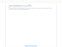 Tablet Screenshot of jamsessionwith.tumblr.com