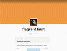 Tablet Screenshot of flagrantfault.tumblr.com