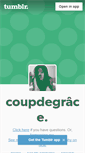 Mobile Screenshot of coupdegrace.tumblr.com