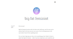 Desktop Screenshot of bigfatfeminist.tumblr.com