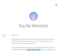 Tablet Screenshot of bigfatfeminist.tumblr.com