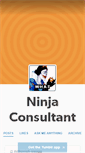Mobile Screenshot of ninjaconsultant.tumblr.com