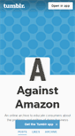 Mobile Screenshot of againstamazon.tumblr.com