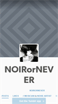 Mobile Screenshot of noirornever.tumblr.com