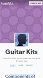 Mobile Screenshot of guitarkits.tumblr.com