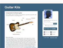 Tablet Screenshot of guitarkits.tumblr.com