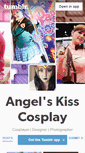 Mobile Screenshot of angelskisscosplay.tumblr.com