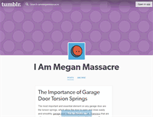 Tablet Screenshot of iammeganmassacre.tumblr.com
