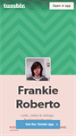 Mobile Screenshot of frankie-roberto.tumblr.com