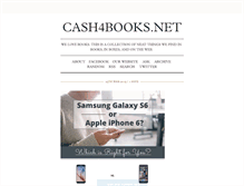 Tablet Screenshot of cash4books.tumblr.com