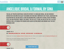 Tablet Screenshot of angeliquebridal.tumblr.com