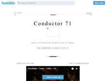 Tablet Screenshot of conductor71.tumblr.com