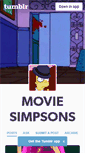 Mobile Screenshot of moviesimpsons.tumblr.com