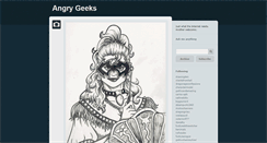 Desktop Screenshot of angrygeeks.tumblr.com