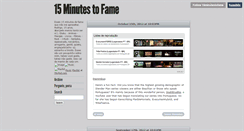 Desktop Screenshot of 15minutestofame.tumblr.com